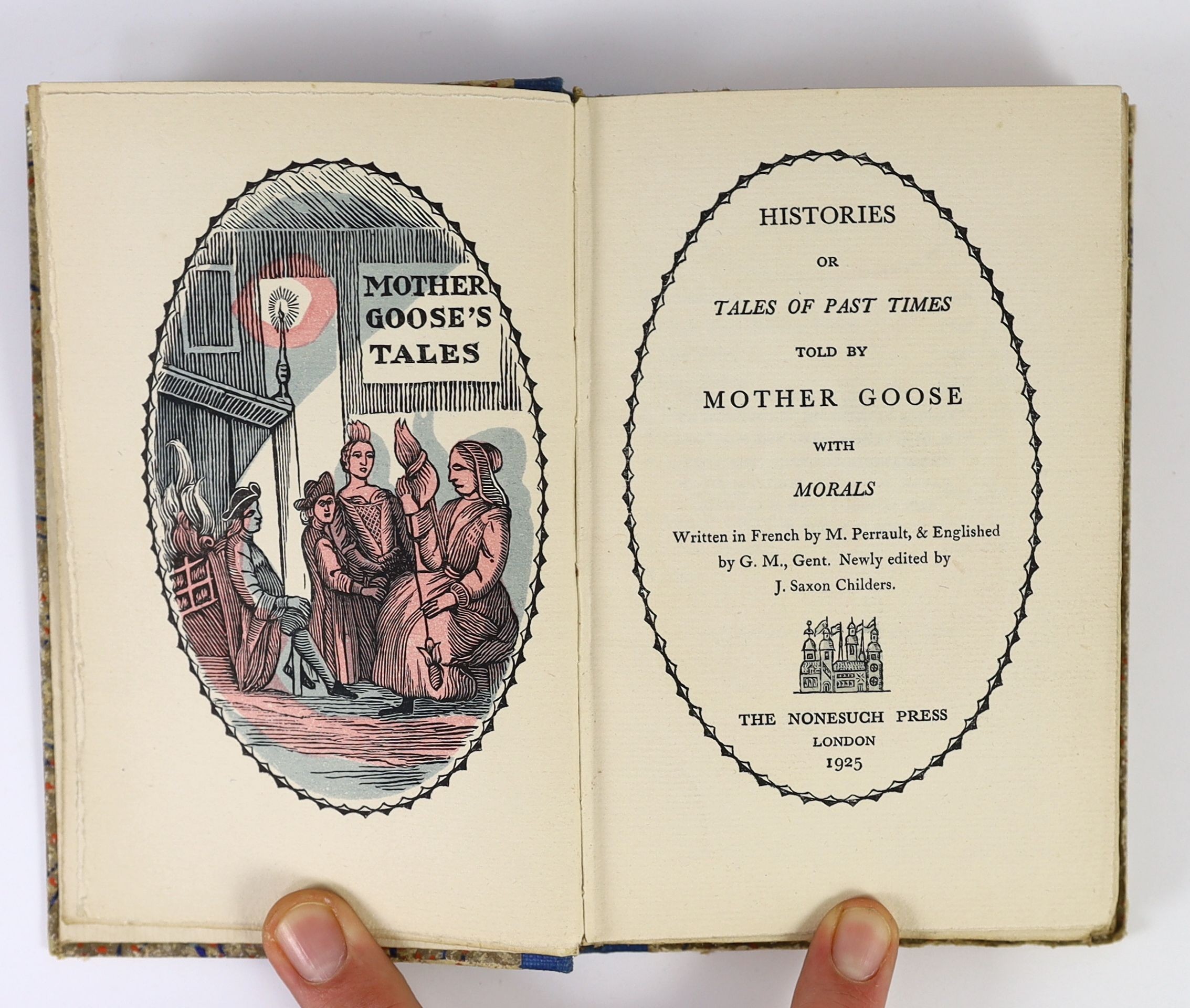 Nonesuch Press - 4 works - Lawrence, David Herbert - Love Among the Haystacks, one of 1600, 8vo, buckram with d/j, 1930; Lamaratine, A. de - Graziella, one of 1600, translated by Ralph Wright, illustrated by Jacquier, 19